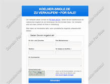 Tablet Screenshot of koelner-single.de